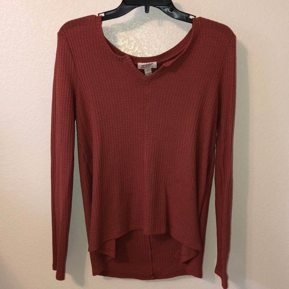 Dark Mauve Pink High-Low Sweater